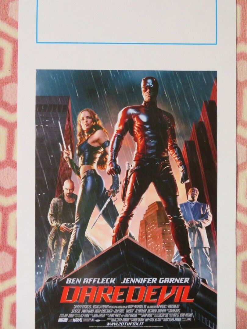 DAREDEVIL ITALIAN LOCANDINA (27.5"x13.5") POSTER BEN AFFLECK JENNIFER GARNER '03 Movie posters