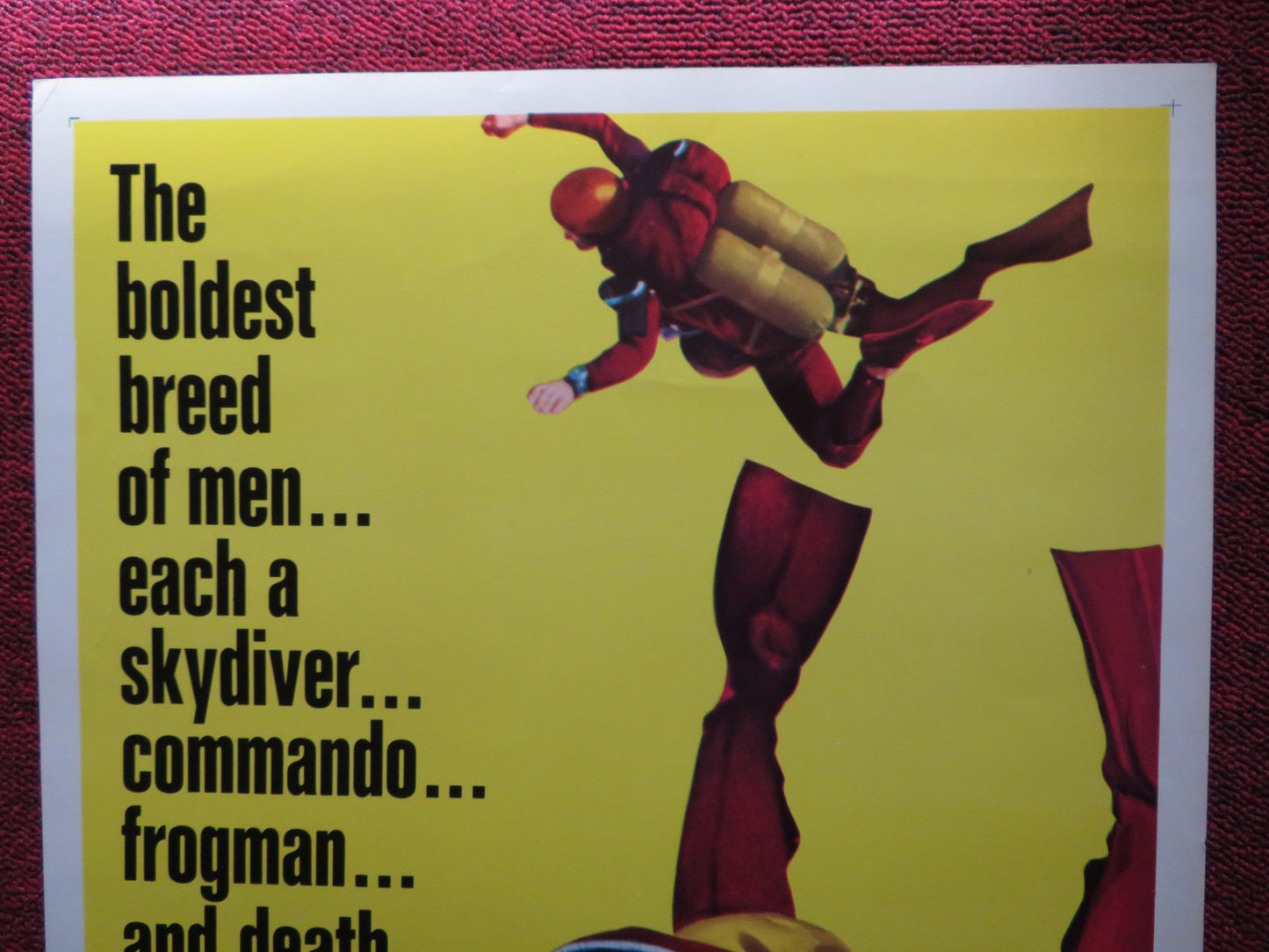 DARING GAME US INSERT (14"x 36") POSTER LLOYD BRIDGES NICO MINARDOS 1968 Rendezvous Cinema Movie posters