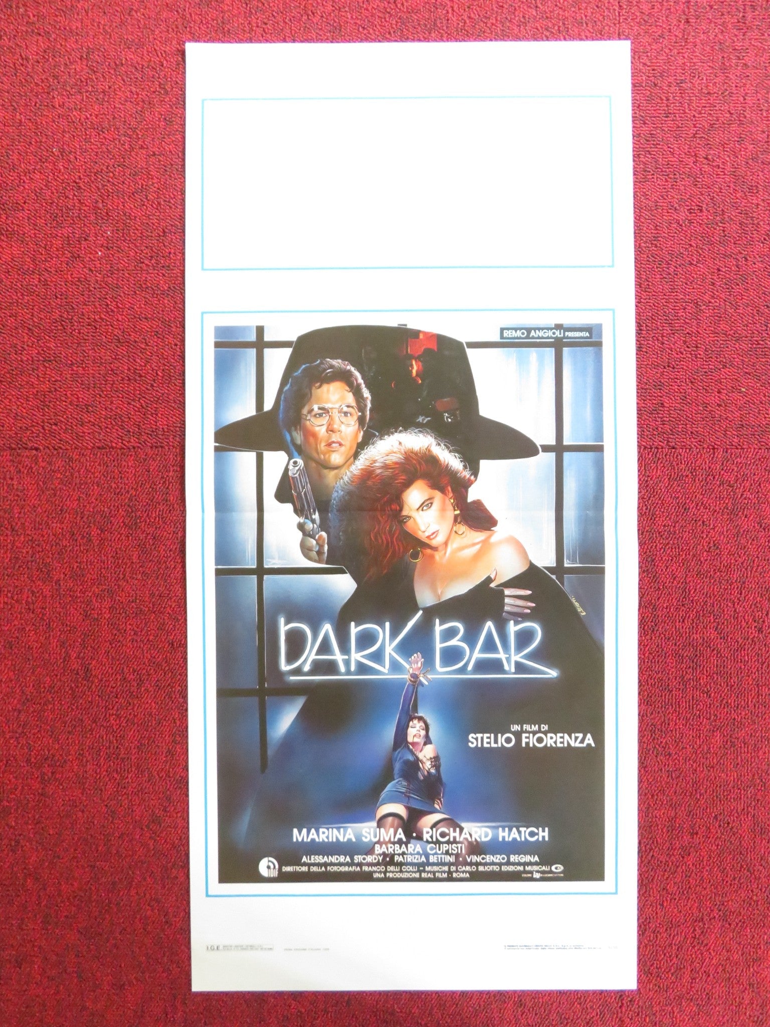 DARK BAR ITALIAN LOCANDINA POSTER MARINA SUMA RICHARD HATCH 1989 Rendezvous Cinema Movie posters