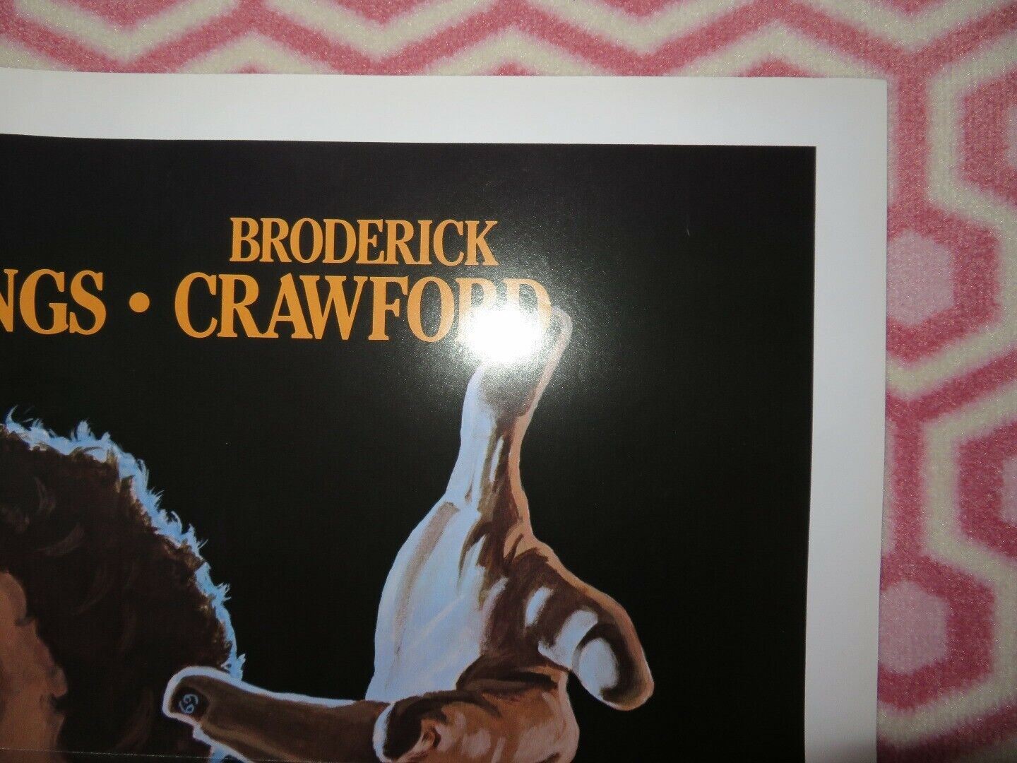 DARK FORCES / Harlequin FOLDED US ONE SHEET POSTER R POWELL D HEMMINGS 1984 Movie posters