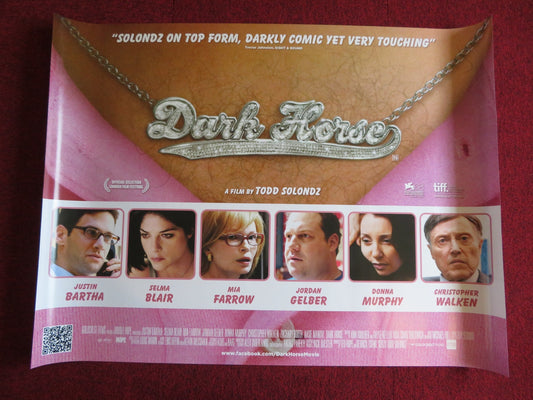 DARK HORSE UK QUAD (30"x 40") ROLLED POSTER SELMA BLAIR MIA FARROW 2011 Rendezvous Cinema Movie posters