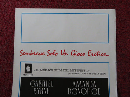 DARK OBSESSION ITALIAN LOCANDINA (27.5"x13") POSTER GABRIEL BYRNE 1990 Movie posters