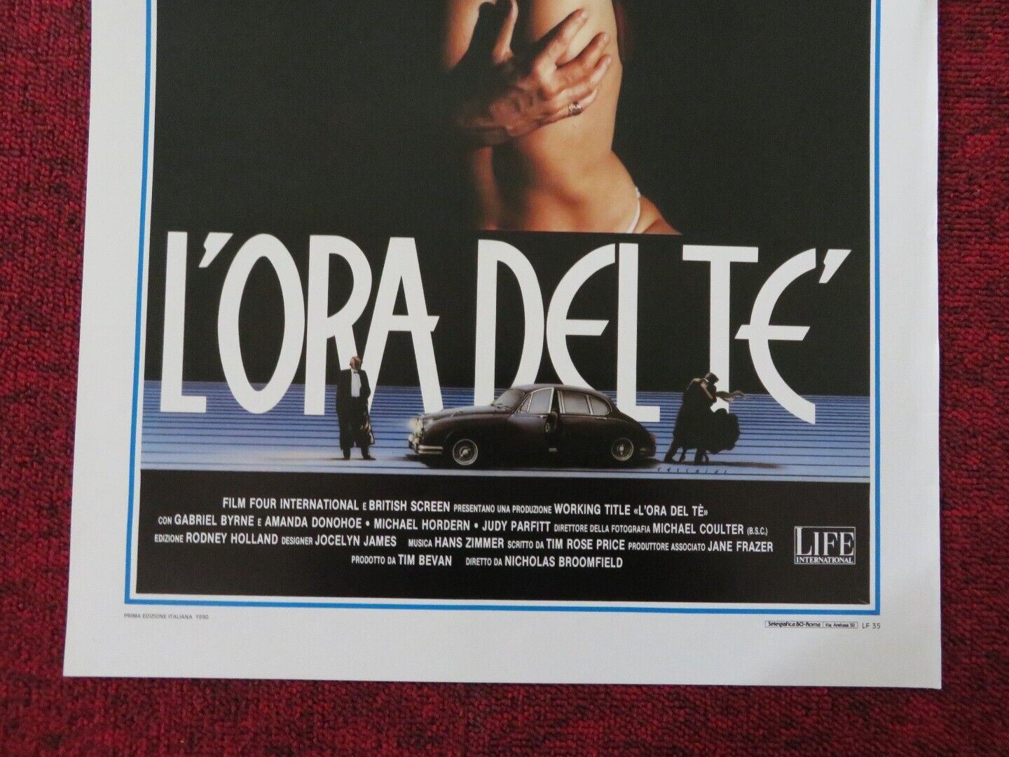 DARK OBSESSION ITALIAN LOCANDINA (27.5"x13") POSTER GABRIEL BYRNE 1990 Movie posters