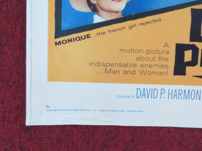 DARK PURPOSE US HALF SHEET (22"x 28") POSTER SHIRLEY JONES ROSSANO BRAZZI 1964 Rendezvous Cinema Movie posters