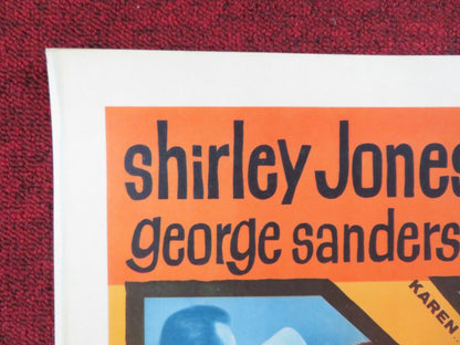 DARK PURPOSE US HALF SHEET (22"x 28") POSTER SHIRLEY JONES ROSSANO BRAZZI 1964 Rendezvous Cinema Movie posters