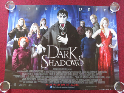 DARK SHADOWS UK QUAD (30"x 40") ROLLED POSTER JOHNNY DEPP MICHELLE PFEIFFER 2012 Rendezvous Cinema Movie posters