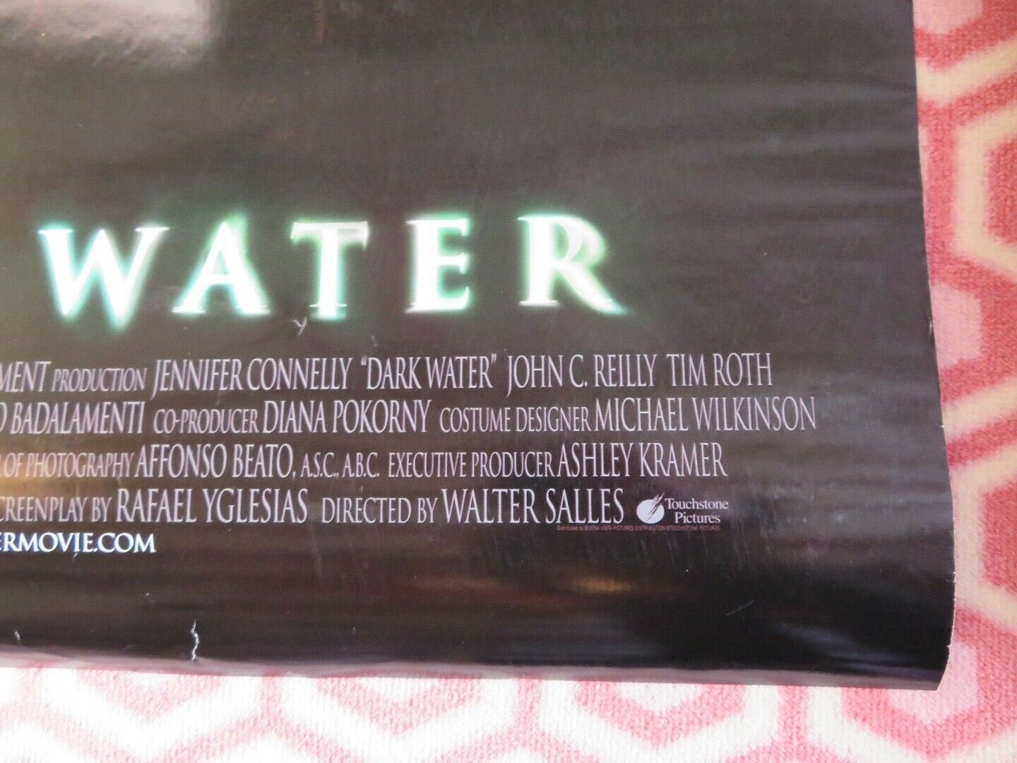 DARK WATER US ROLLED POSTER JOHN C.REILLY TIM ROTH 2005 - Rendezvous Cinema