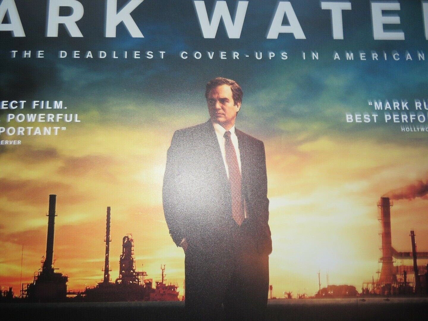 DARK WATERS QUAD (30"x 40") ROLLED POSTER MARK RUFFALO ANNE HATHAWAY TIM ROBINS Movie posters