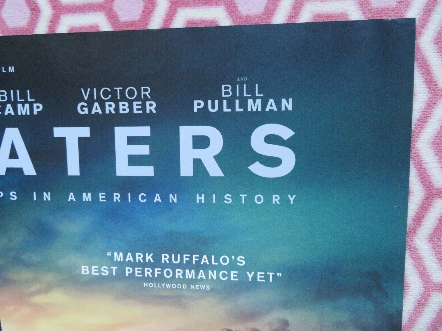 DARK WATERS QUAD (30"x 40") ROLLED POSTER MARK RUFFALO ANNE HATHAWAY TIM ROBINS Movie posters