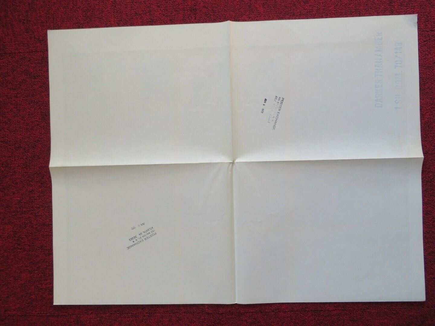 DARKER THAN AMBER FOLDED US ONE SHEET POSTER ROD TAYLOR THEODORE BIKEL 1970 Movie posters