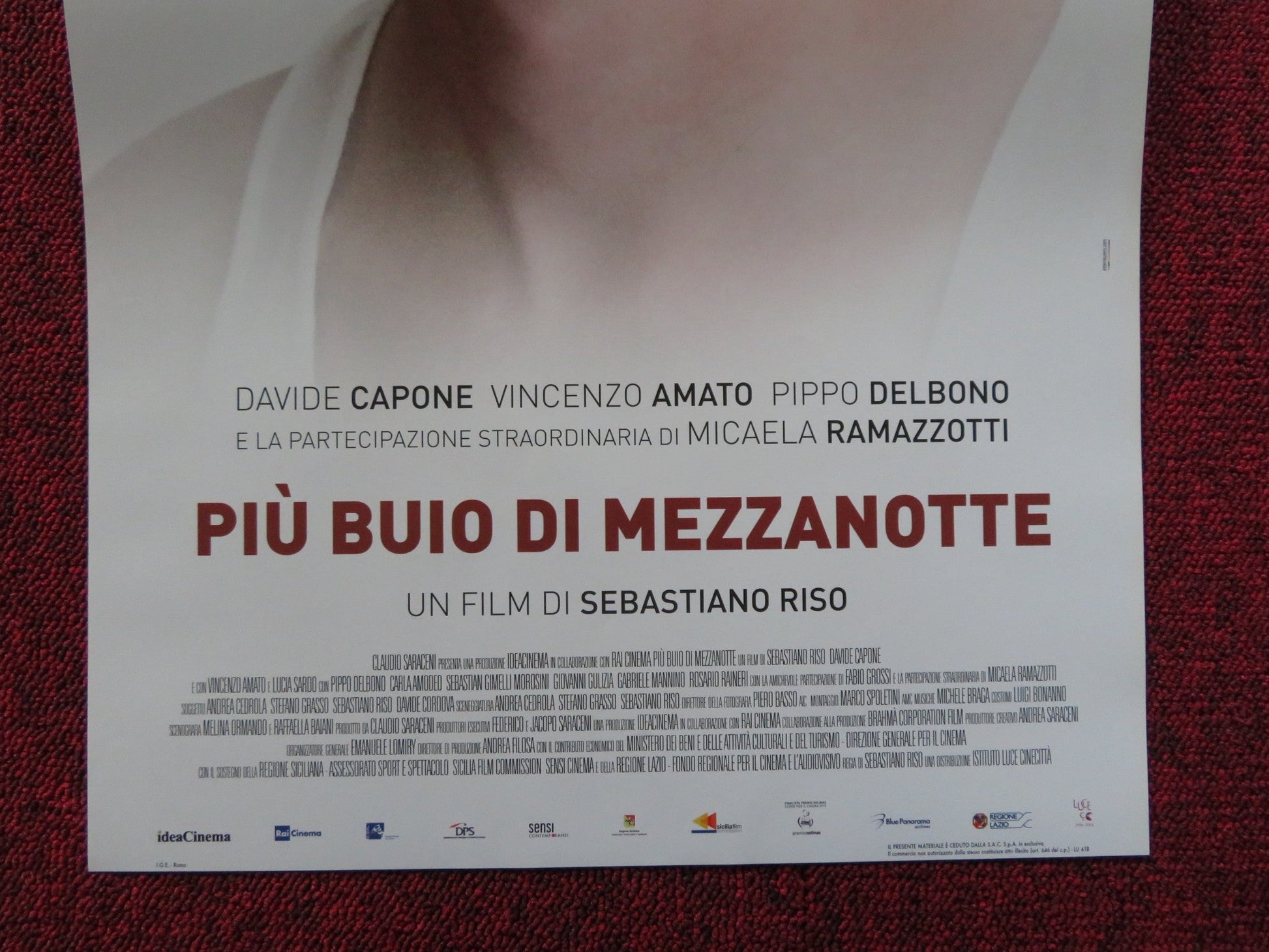 DARKER THAN MIDNIGHT ITALIAN LOCANDINA POSTER DAVIDE CAPONE VINCENZO AMATO 2014 Rendezvous Cinema Movie posters