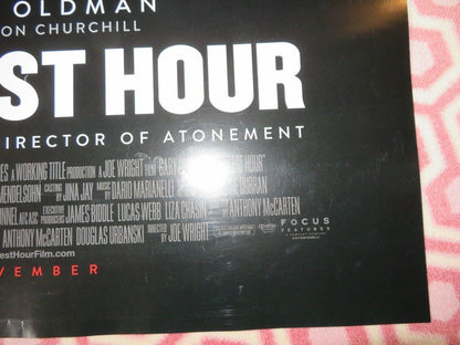 DARKEST HOUR US ONE SHEET ROLLED POSTER WINSTON CHURCHILL GARY OLDMAN '17 Movie posters