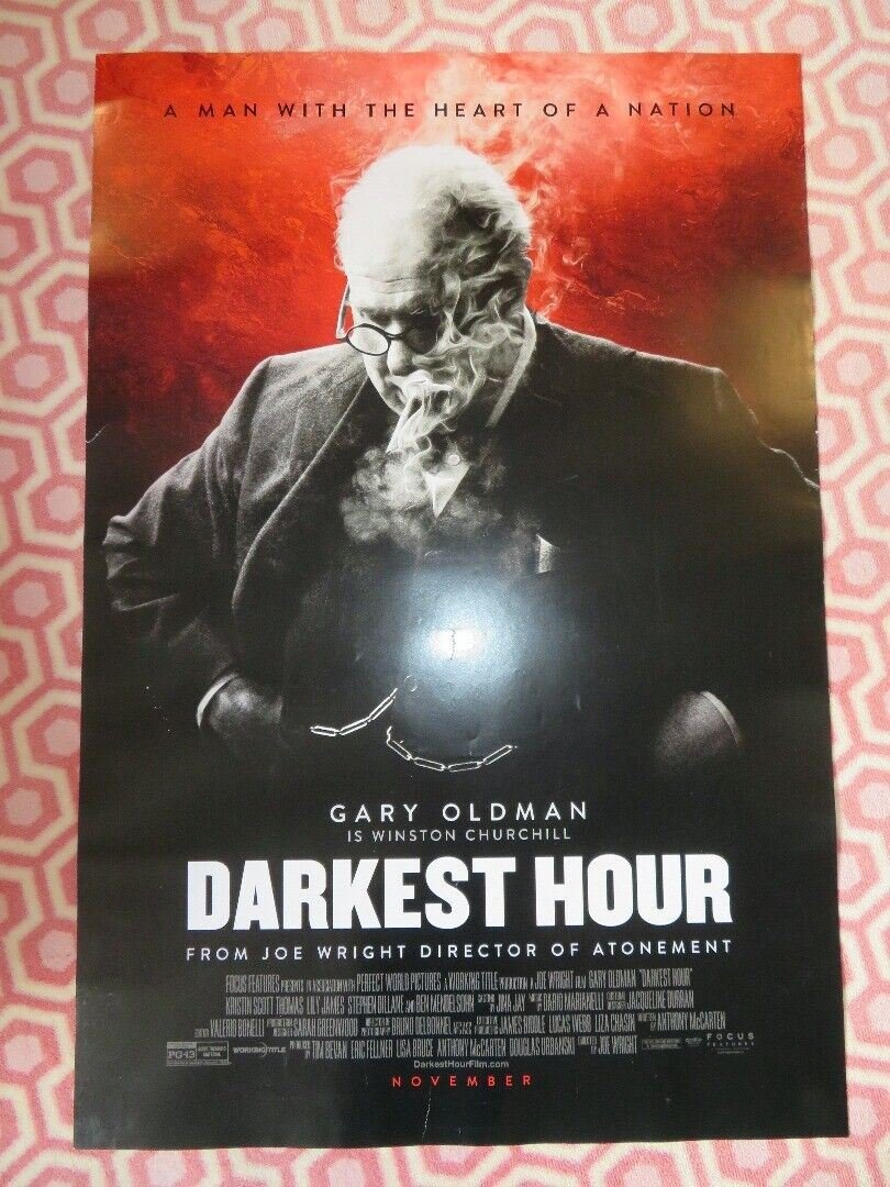 DARKEST HOUR US ONE SHEET ROLLED POSTER WINSTON CHURCHILL GARY OLDMAN '17 Movie posters