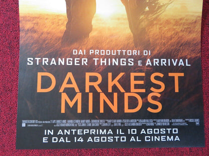DARKEST MINDS ITALIAN LOCANDINA (27"x13") POSTER AMANDLA STENBERG 2018 Movie posters