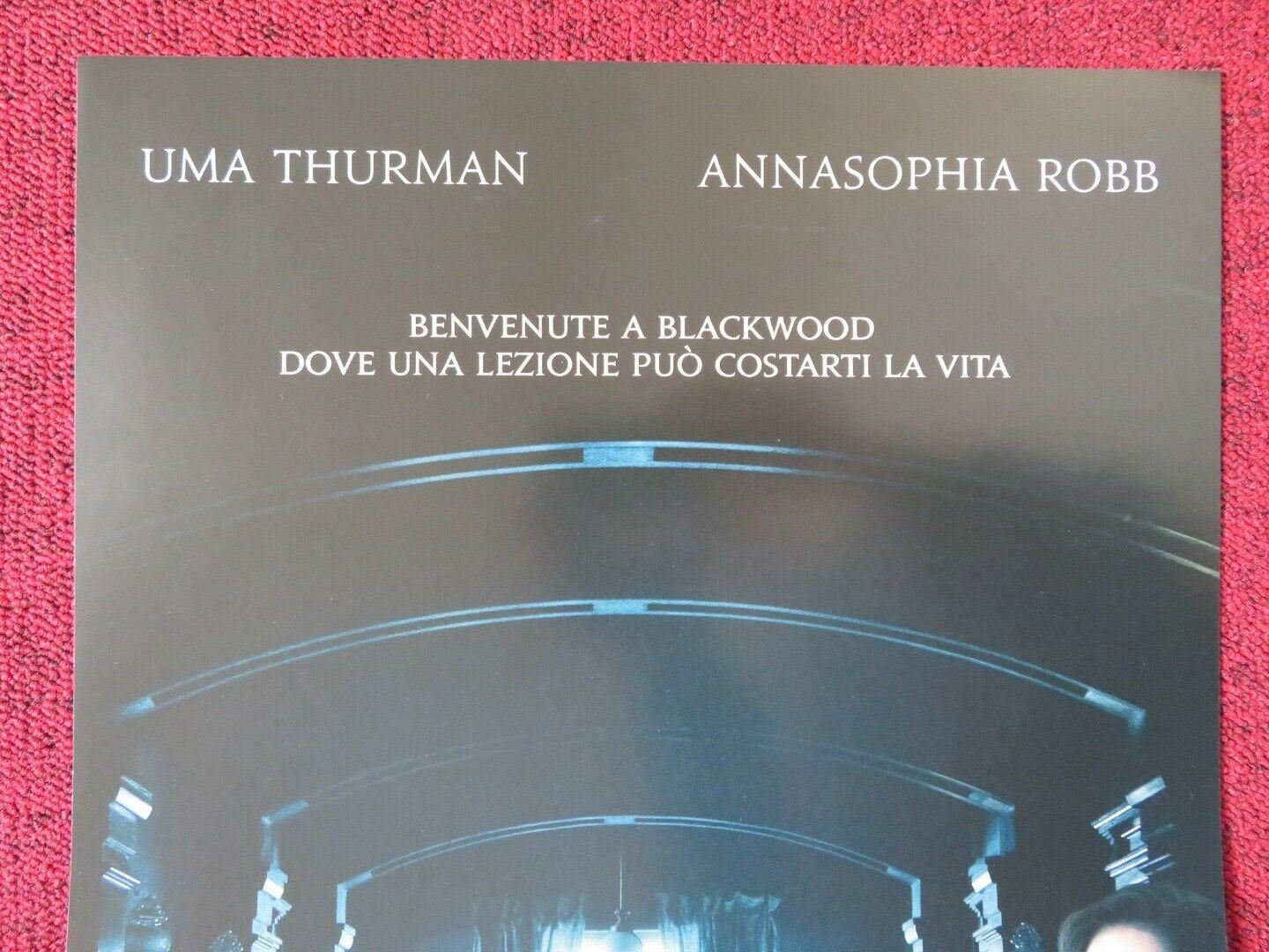 DARKHALL ITALIAN LOCANDINA (26.5"x12.5") POSTER UMA THURMAN ANNA SOPHIA 2018 - Rendezvous Cinema