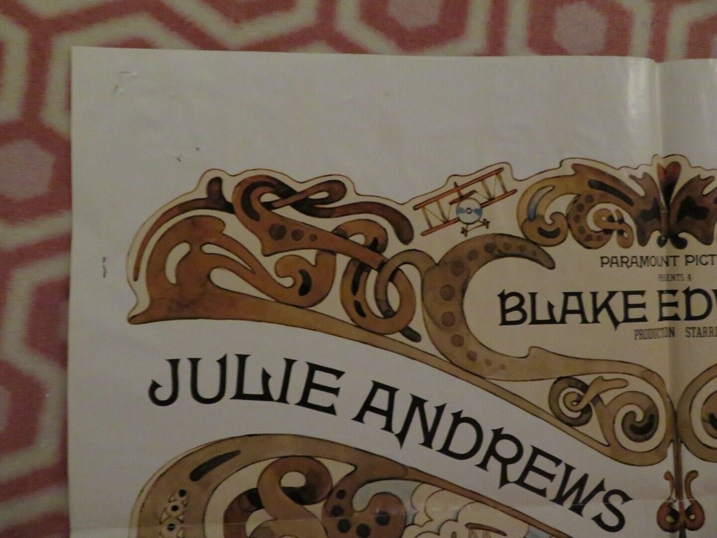 DARLING LILI FOLDED US ONE SHEET POSTER BLAKE EDWARDS JEREMY KEMP 1970 Movie posters