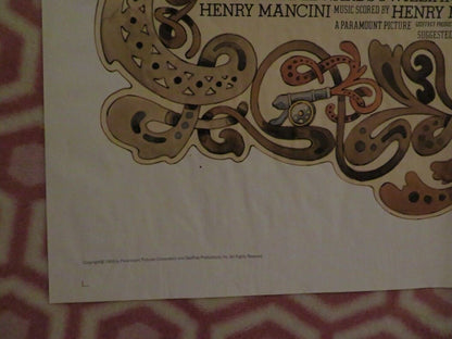 DARLING LILI FOLDED US ONE SHEET POSTER BLAKE EDWARDS JEREMY KEMP 1970 Movie posters