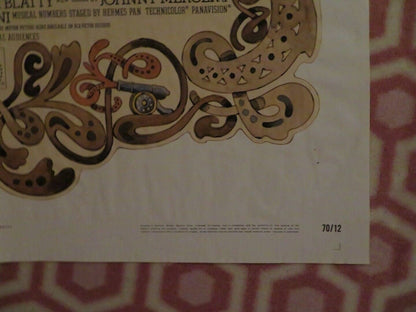 DARLING LILI FOLDED US ONE SHEET POSTER BLAKE EDWARDS JEREMY KEMP 1970 Movie posters