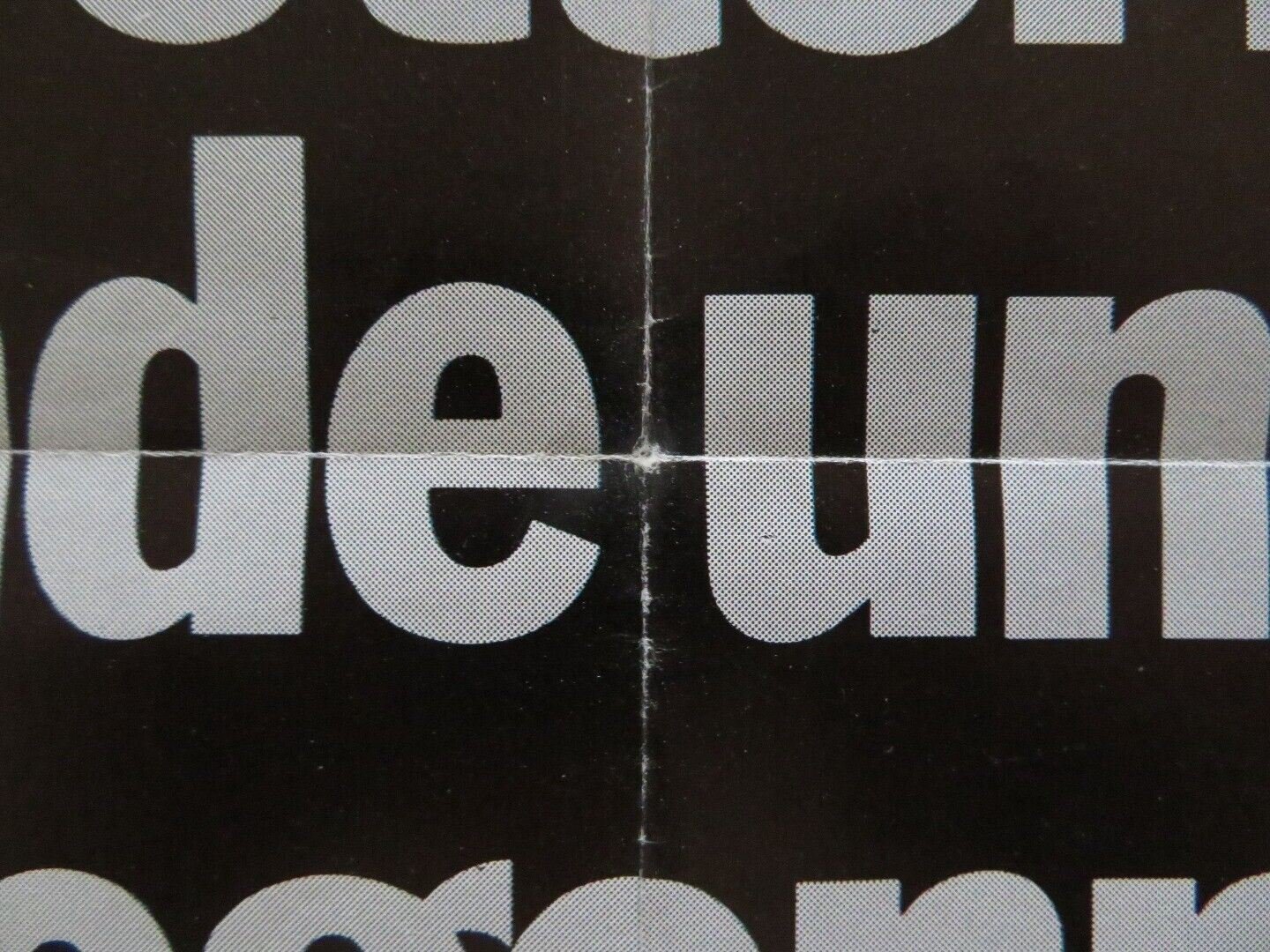 DAS ARCHE NOAH PRINZIP GERMAN A1 (33"x 23") POSTER RICHY MULLER 1984 Movie posters