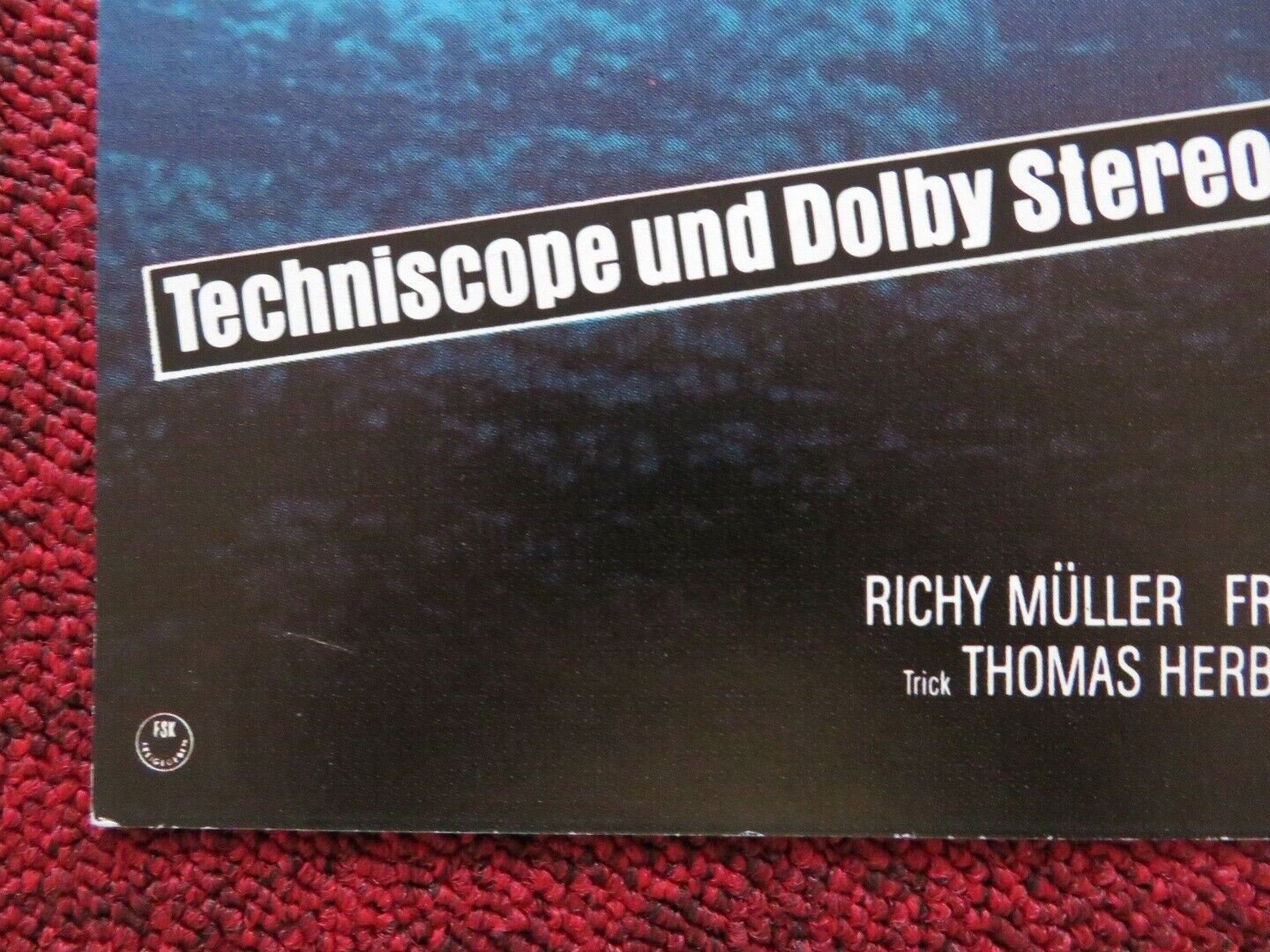 DAS ARCHE NOAH PRINZIP GERMAN A1 (33"x 23") POSTER RICHY MULLER 1984 Movie posters