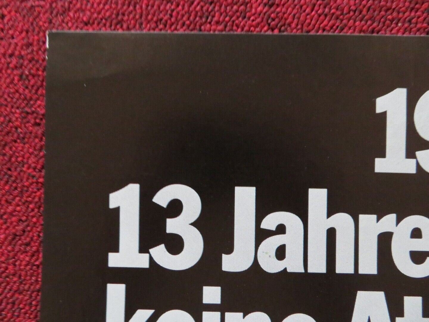 DAS ARCHE NOAH PRINZIP GERMAN A1 (33"x 23") POSTER RICHY MULLER 1984 Movie posters