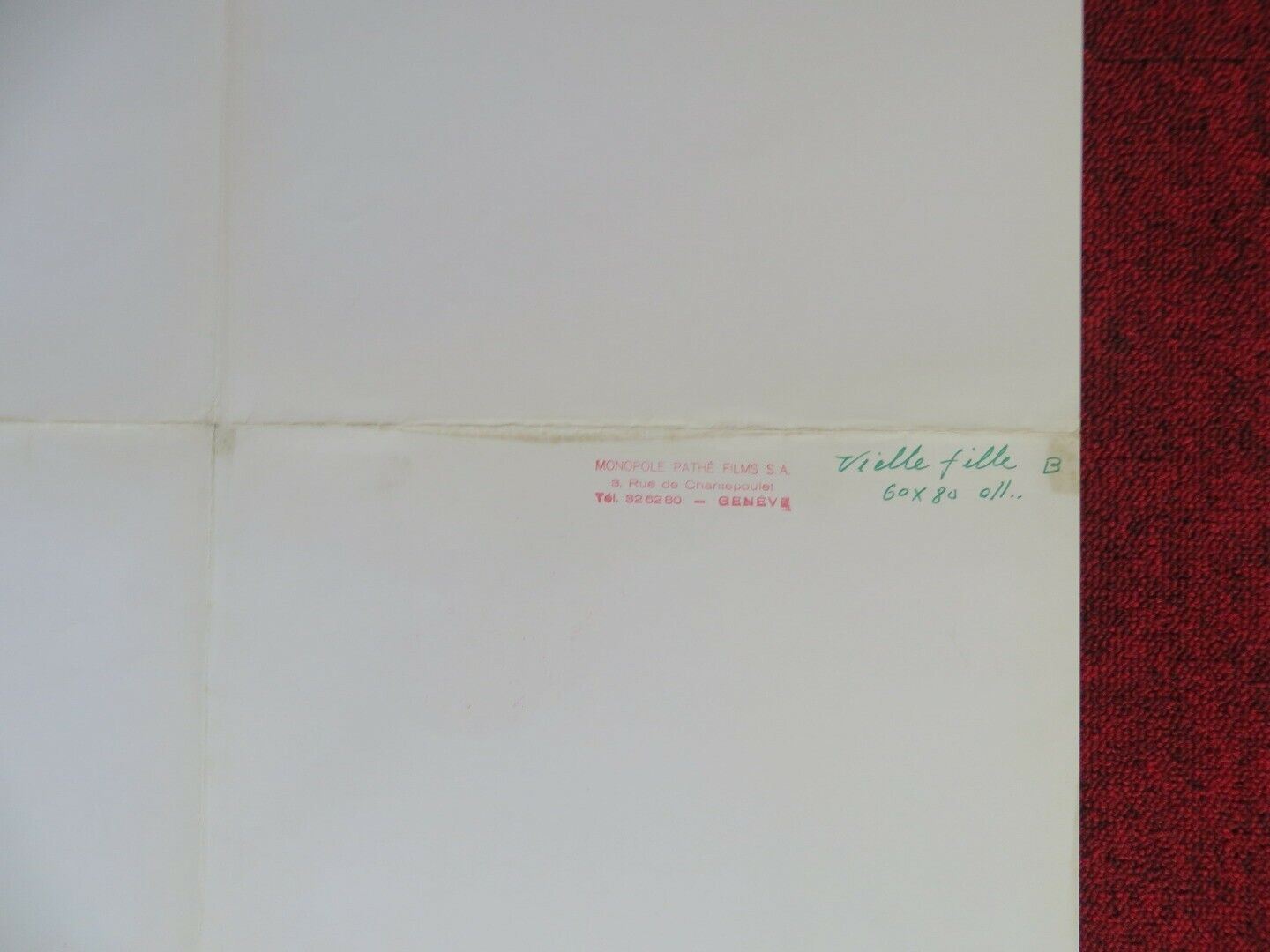 DAS SPATE MADCHEN / The Old Maid GERMAN A1 ROLLED POSTER ANNIE GIRARDOT 1972 Movie posters