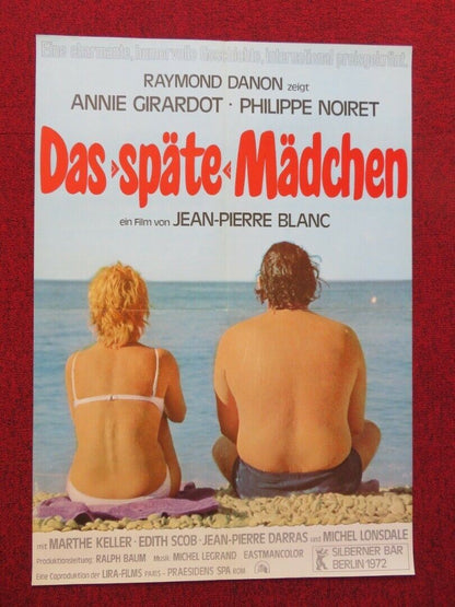 DAS SPATE MADCHEN / The Old Maid GERMAN A1 ROLLED POSTER ANNIE GIRARDOT 1972 Movie posters