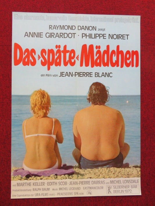 DAS SPATE MADCHEN / The Old Maid GERMAN A1 ROLLED POSTER ANNIE GIRARDOT 1972 Movie posters