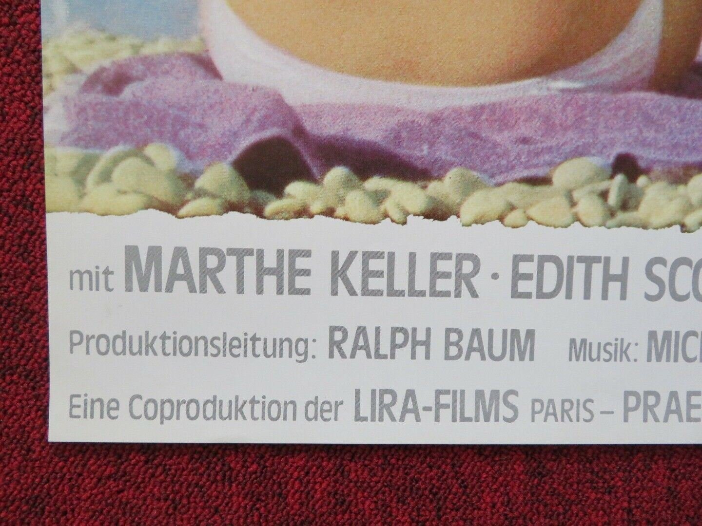 DAS SPATE MADCHEN / The Old Maid GERMAN A1 ROLLED POSTER ANNIE GIRARDOT 1972 Movie posters