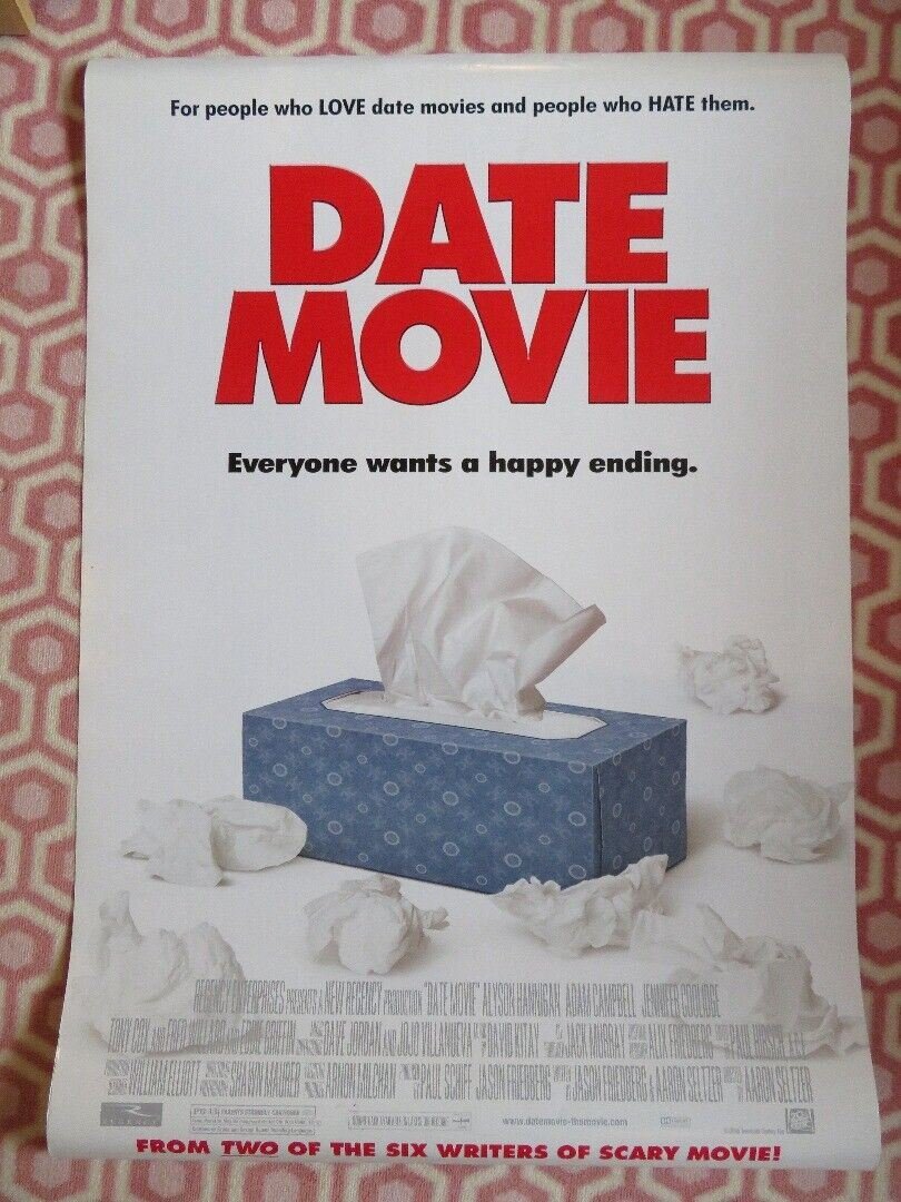 DATE MOVIE VERSION A US ROLLED POSTER ADAM CAMPBELL JENNIFER COOLIDGE 2006 Rendezvous Cinema Movie posters