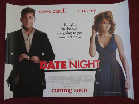 DATE NIGHT UK QUAD (30"x 40") ROLLED POSTER TINA FEY STEVE CARELL 2010 Rendezvous Cinema Movie posters