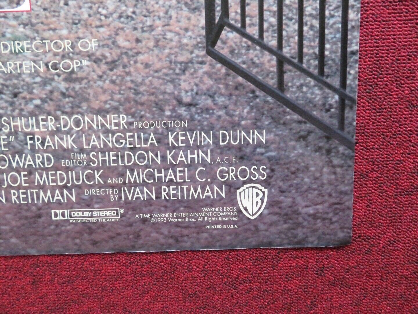 DAVE FOLDED US ONE SHEET POSTER KEVIN KLINE SIGOURNEY WEAVER 1993 Movie posters