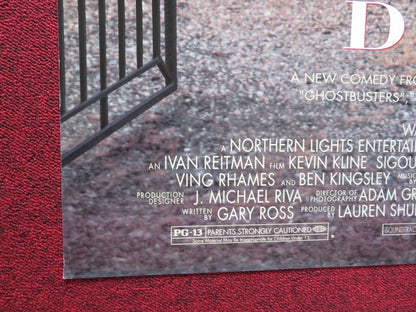 DAVE FOLDED US ONE SHEET POSTER KEVIN KLINE SIGOURNEY WEAVER 1993 Movie posters