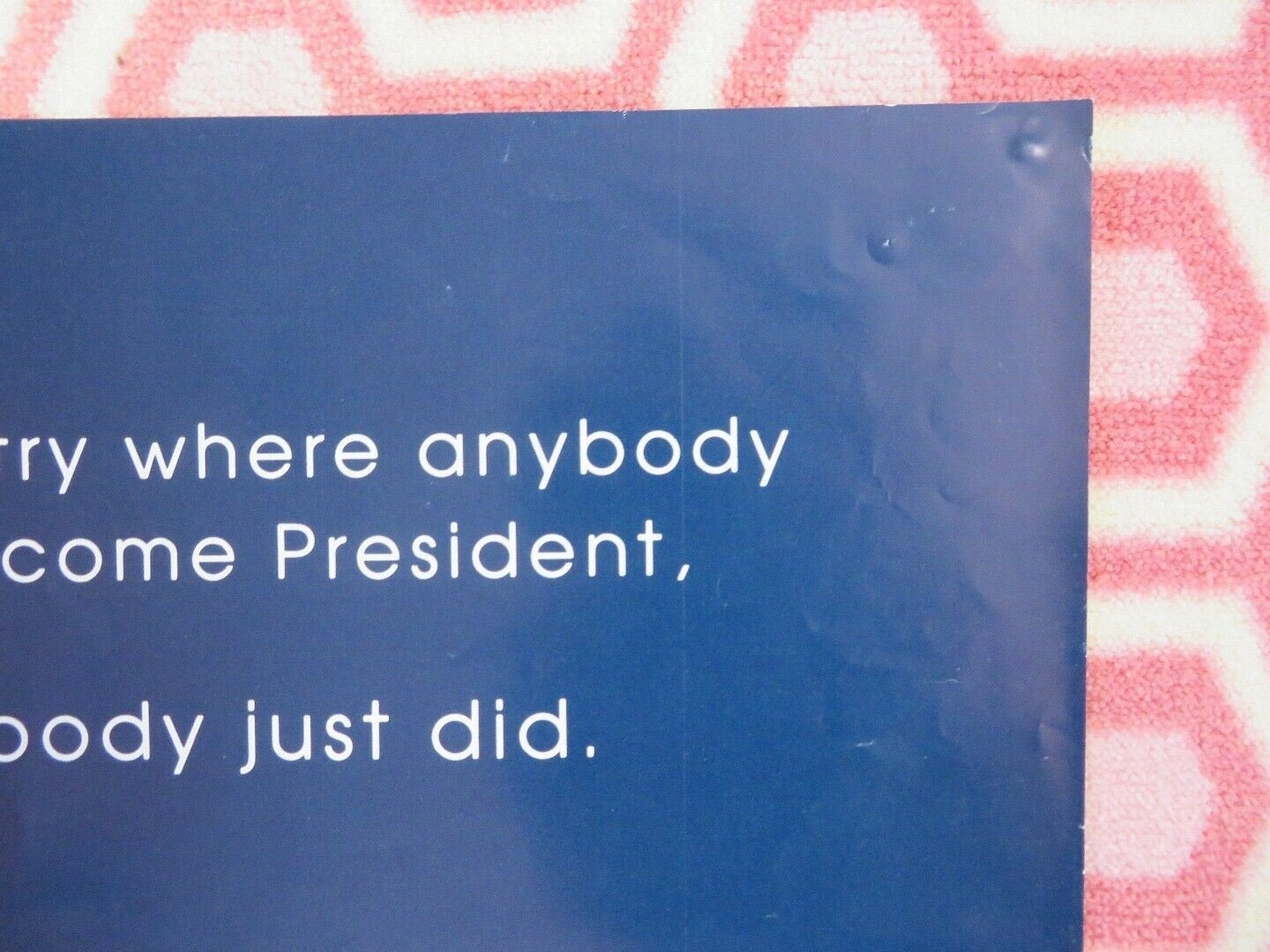 DAVE UK QUAD POSTER FOLDED KEVIN KLINE SIGOURNEY WEAVER IVAN REITMAN Rendezvous Cinema Movie posters