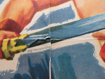 DAVID AND GOLIATH SPANISH ROLLED POSTER ORSON WELLES IVICA PAJER 1960 Movie posters