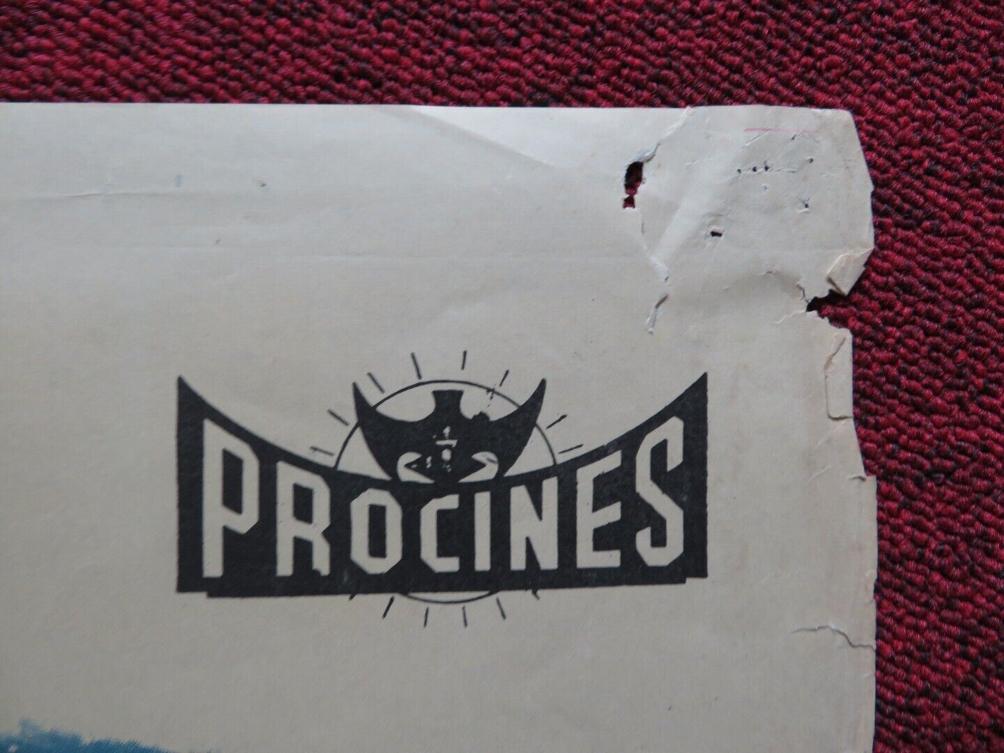 DAVID AND GOLIATH SPANISH ROLLED POSTER ORSON WELLES IVICA PAJER 1960 Movie posters