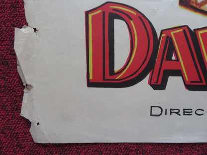 DAVID AND GOLIATH SPANISH ROLLED POSTER ORSON WELLES IVICA PAJER 1960 Movie posters