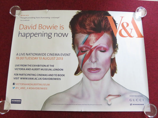 DAVID BOWIE IS UK QUAD ROLLED POSTER HAMISH HAMILTON VICKY BROAKES 2013 Rendezvous Cinema Movie posters