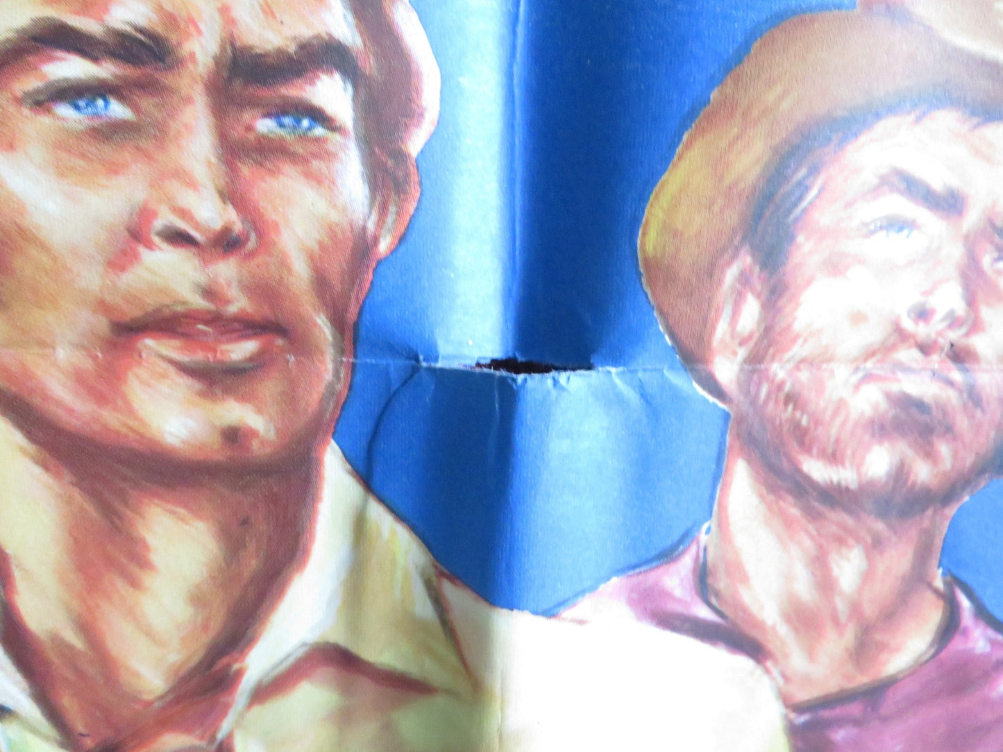 DAVY CROCKETT AND THE RIVER PIRATES FOLDED US ONE SHEET POSTER DISNEY 1956 Rendezvous Cinema Movie posters