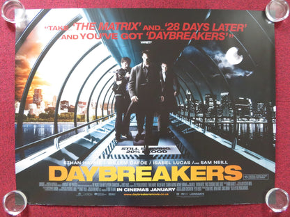 DAY BREAKERS UK QUAD (30"x 40") ROLLED POSTER ETHAN HAWKE WILLEM DAFOE 2009 Rendezvous Cinema Movie posters