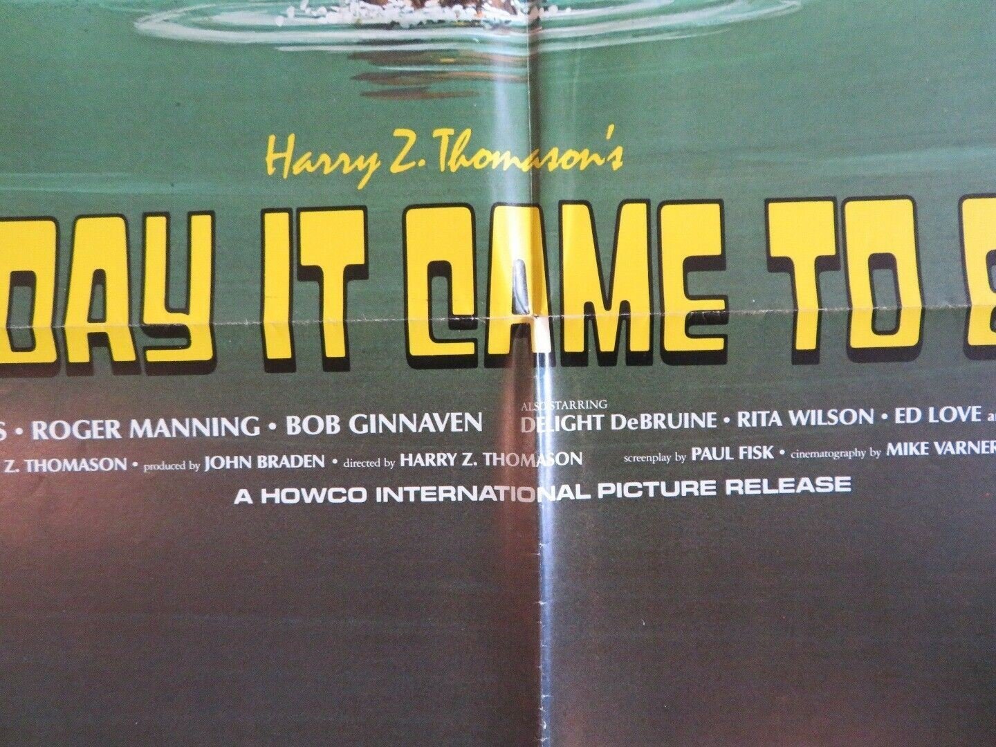 DAY IT CAME TO EARTH US ONE SHEET POSTER WINK ROBERTS ROGER MANNING 1977 Movie posters