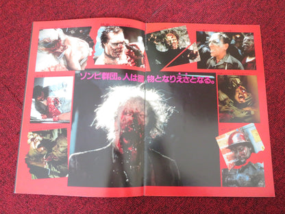 DAY OF THE DEAD JAPANESE BROCHURE / PRESS BOOK GEORGE A. ROMERO L.CARDILL 1985 Rendezvous Cinema Movie posters