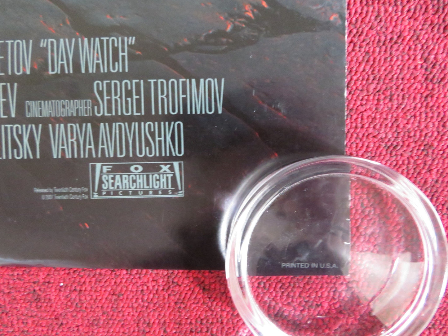 DAY WATCH US ONE SHEET ROLLED POSTER KONSTANTIN KHABENSKIY MARIYA POROSHINA 2006 Rendezvous Cinema Movie posters