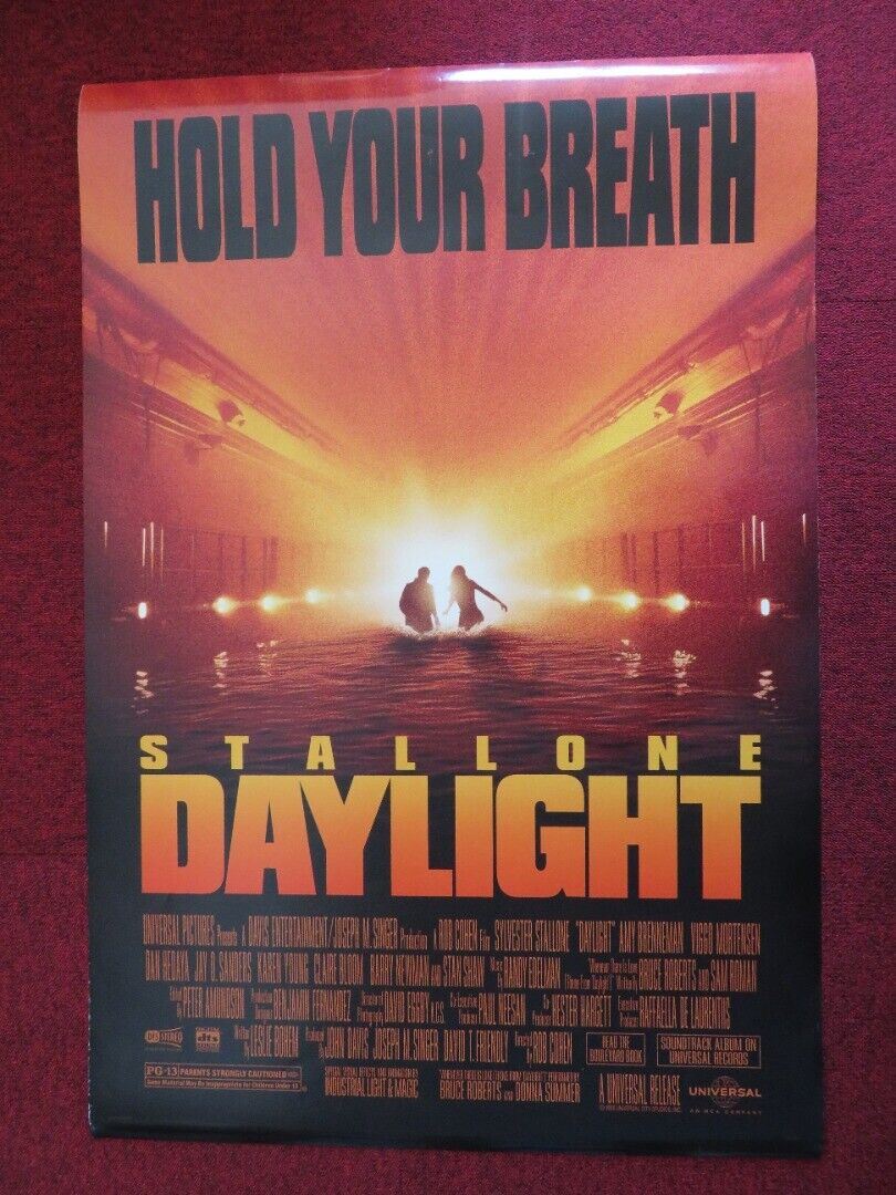 DAYLIGHT US ONE SHEET ROLLED POSTER SYLVESTER STALLONE VIGGO MORTENSEN 1996 Movie posters