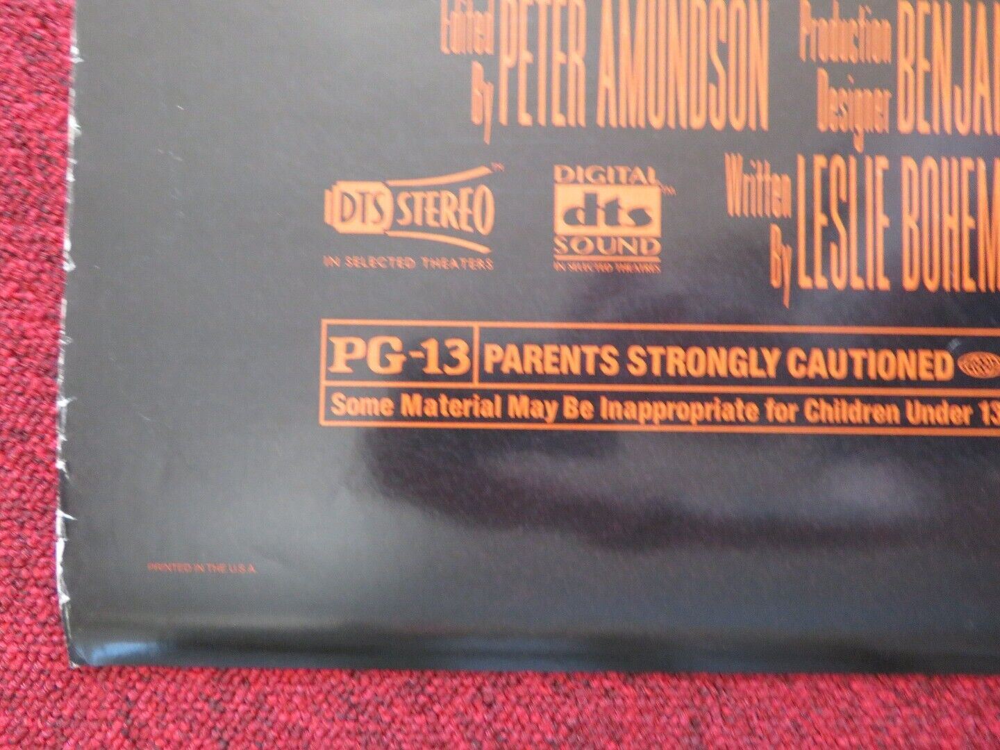 DAYLIGHT US ONE SHEET ROLLED POSTER SYLVESTER STALLONE VIGGO MORTENSEN 1996 Movie posters