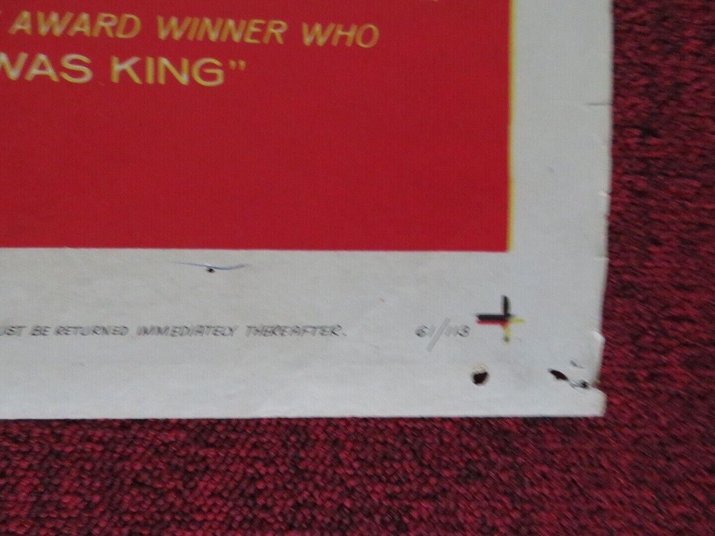 DAYS OF THRILLS AND LAUGHTER FOLDED U.S ONE SHEET POSTER CHARLIE CHAPLIN 1961 Movie posters