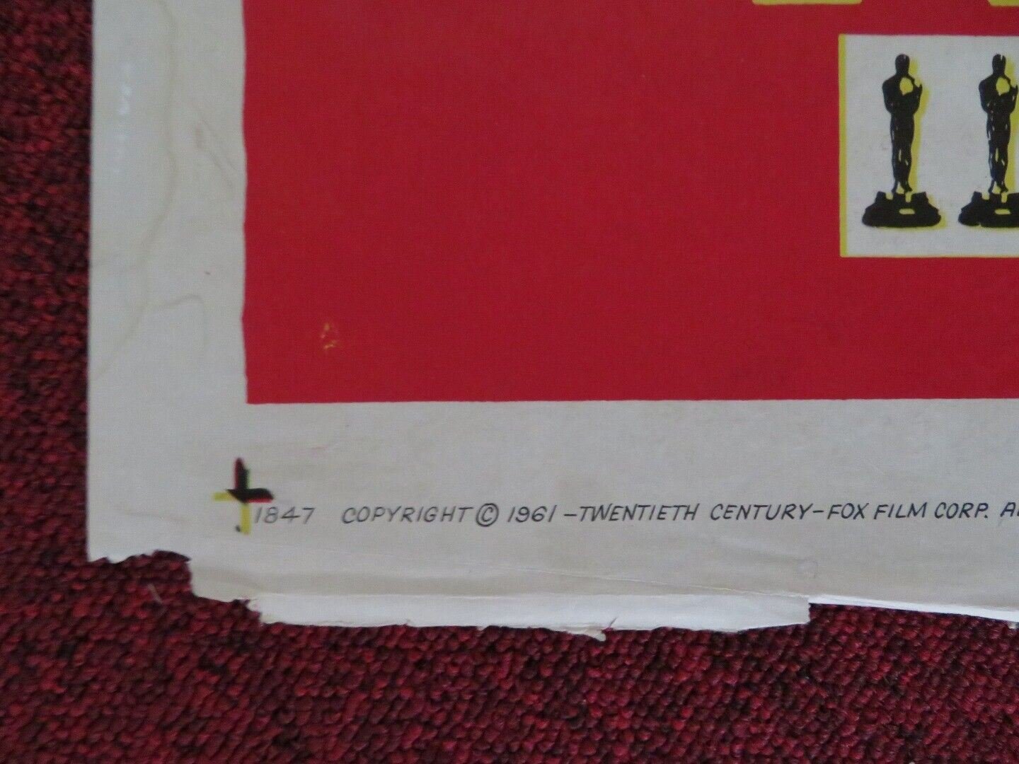 DAYS OF THRILLS AND LAUGHTER FOLDED U.S ONE SHEET POSTER CHARLIE CHAPLIN 1961 Movie posters