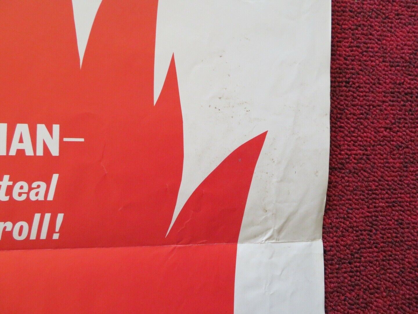 DAYTON'S DEVILS FOLDED US ONE SHEET POSTER RORY CALHOUN LESLIE NIELSEN 1968 Movie posters