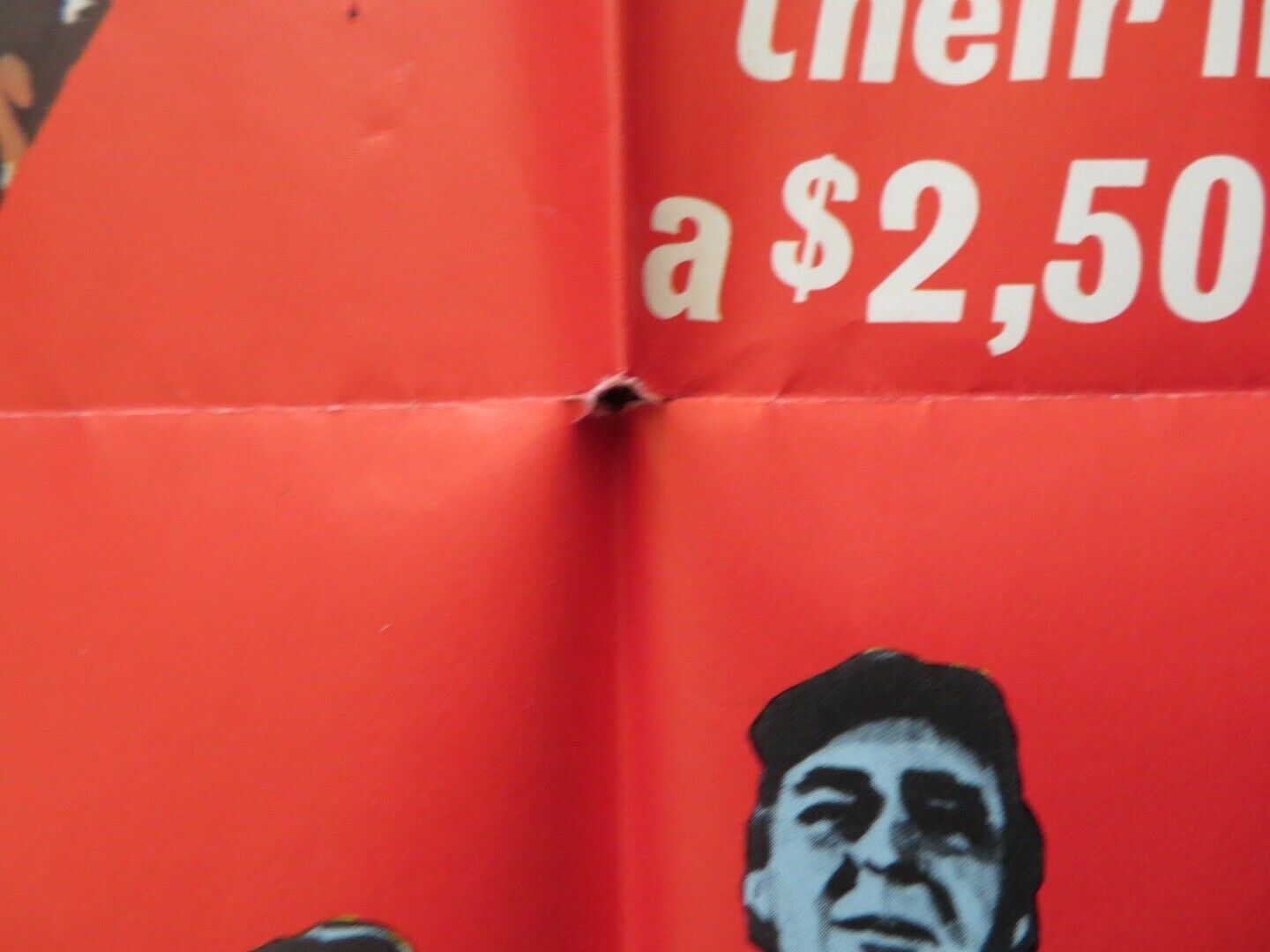 DAYTON'S DEVILS FOLDED US ONE SHEET POSTER RORY CALHOUN LESLIE NIELSEN 1968 Movie posters