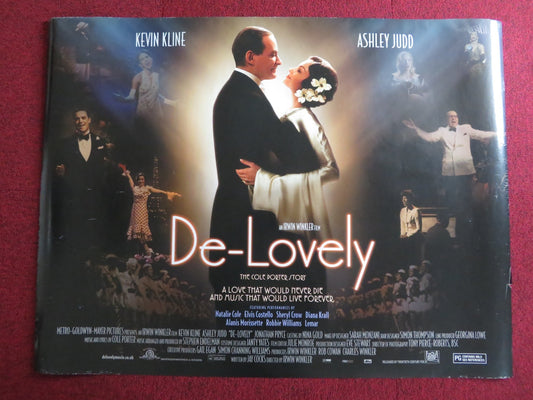 DE - LOVELY UK QUAD (30"x 40") ROLLED POSTER KEVIN KLINE ASHLEY JUDD 2004 Rendezvous Cinema Movie posters